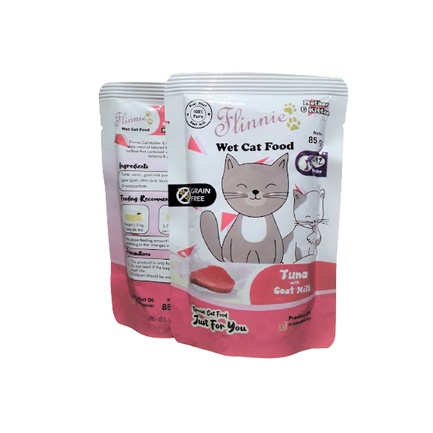 Makanan Kucing Flinnie Kitten Tuna 85gr