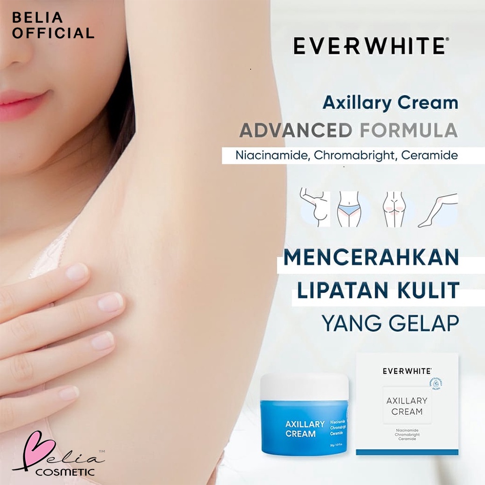 ❤ BELIA ❤ EverWhite Smooth Axillary Cream Chamomile Extract Ever White 15gr 30gr | krim pemutih ketiak