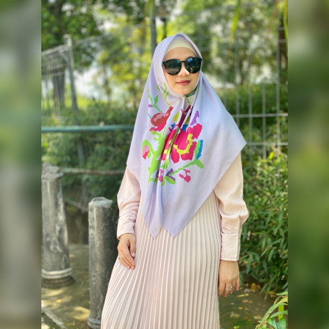 Jilbab Etnik Lagosi in Grey