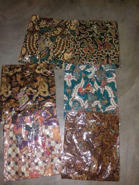 Motif Random - Kemeja Batik Hem Pendek Pria Kerja Kantor Kondangan Seragam Flash Sale Murah