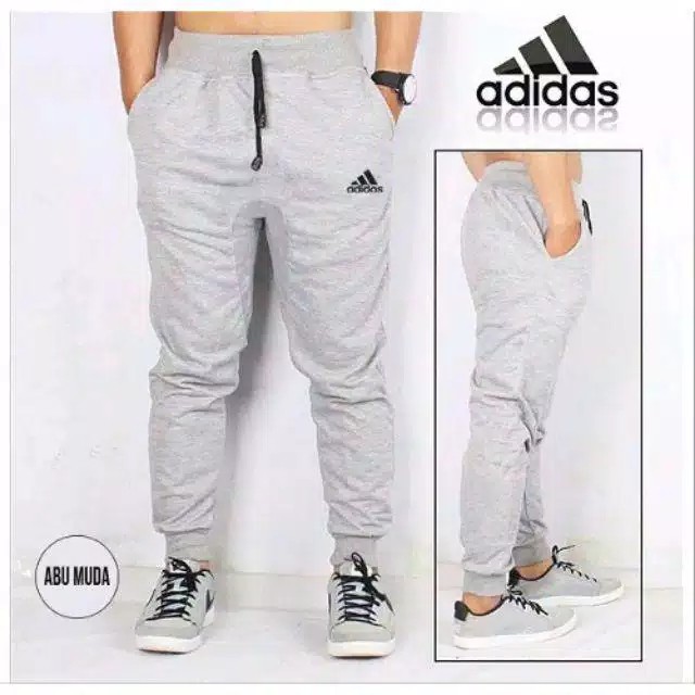 Promo Celana trening joger panjang olahraga running jogging gym training pants All size S-XXLdewasa