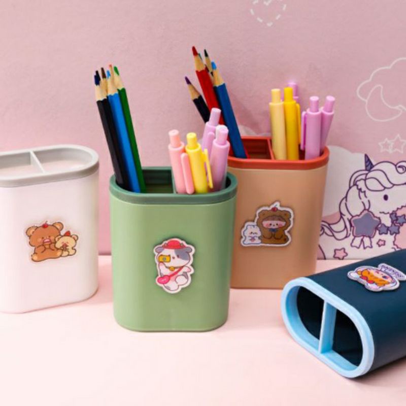 

STATIONERY STORAGE TEMPAT PENCIL LUCU AESTHETIC STORAGE RACK ORGANIZER ALAT TULIS