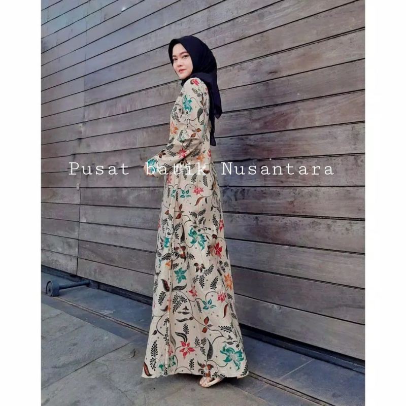 GAMIS BATIK/GAMIS SYARI/BAJU MUSLIM/ MANGGAR, PADI,SEKAR,CANTIK,KUBIS,KIPAS,DAUN,KUPU,NADINE,GENDIS