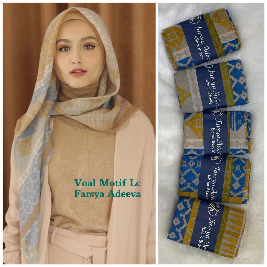SEGI EMPAT MOTIF TERBARU HIJAB SEGI EMPAT MOTIF DEENAY  LASERCUT  TERMURAH DAN TERLARIS NAYLA HIJA'B-MOZAIK KUNING