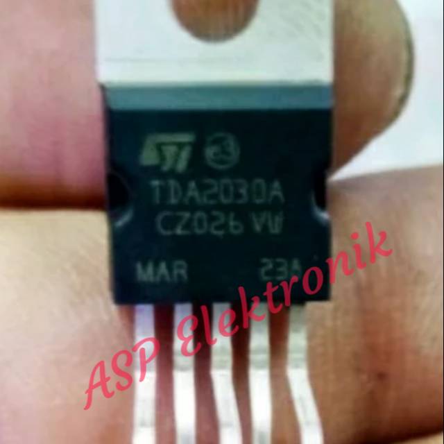 TDA2030A ST ORIGINAL IC TDA 2030A TDA2030 A AUDIO POWER AMPLIFIER AMPLI AMP HIFI SOUND SYSTEM