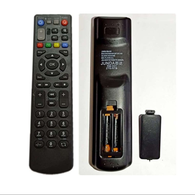 Remot Remote Receiver STB USEE TV Indihome Speedy TV ZTE Junda RM-001