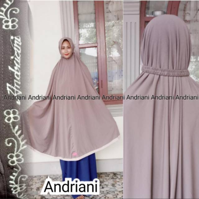 Hijab Andriani karet jumbo