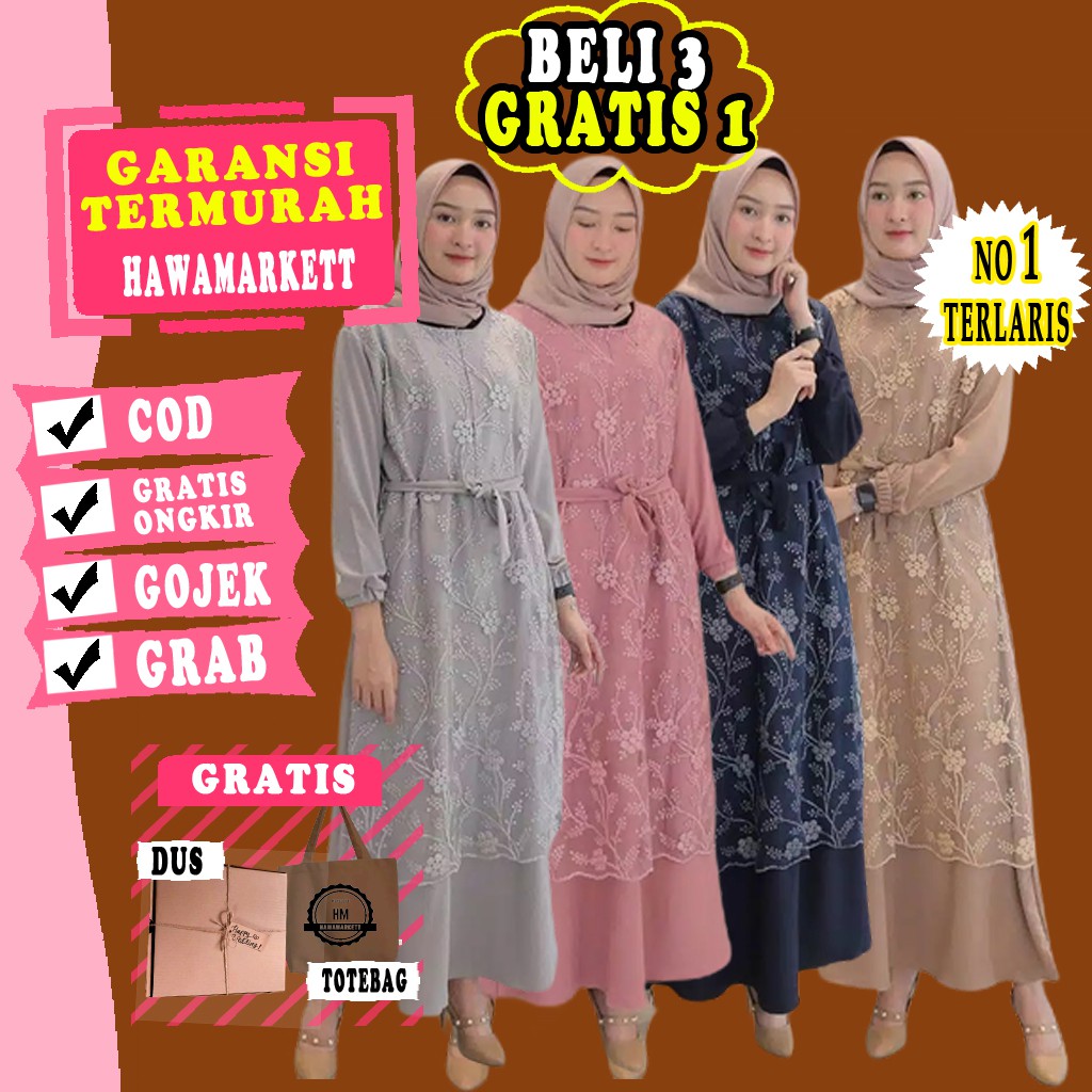  BISA COD BRUKAT HAWA BAJU  GAMIS BAJU  KONDANGAN  WANITA 