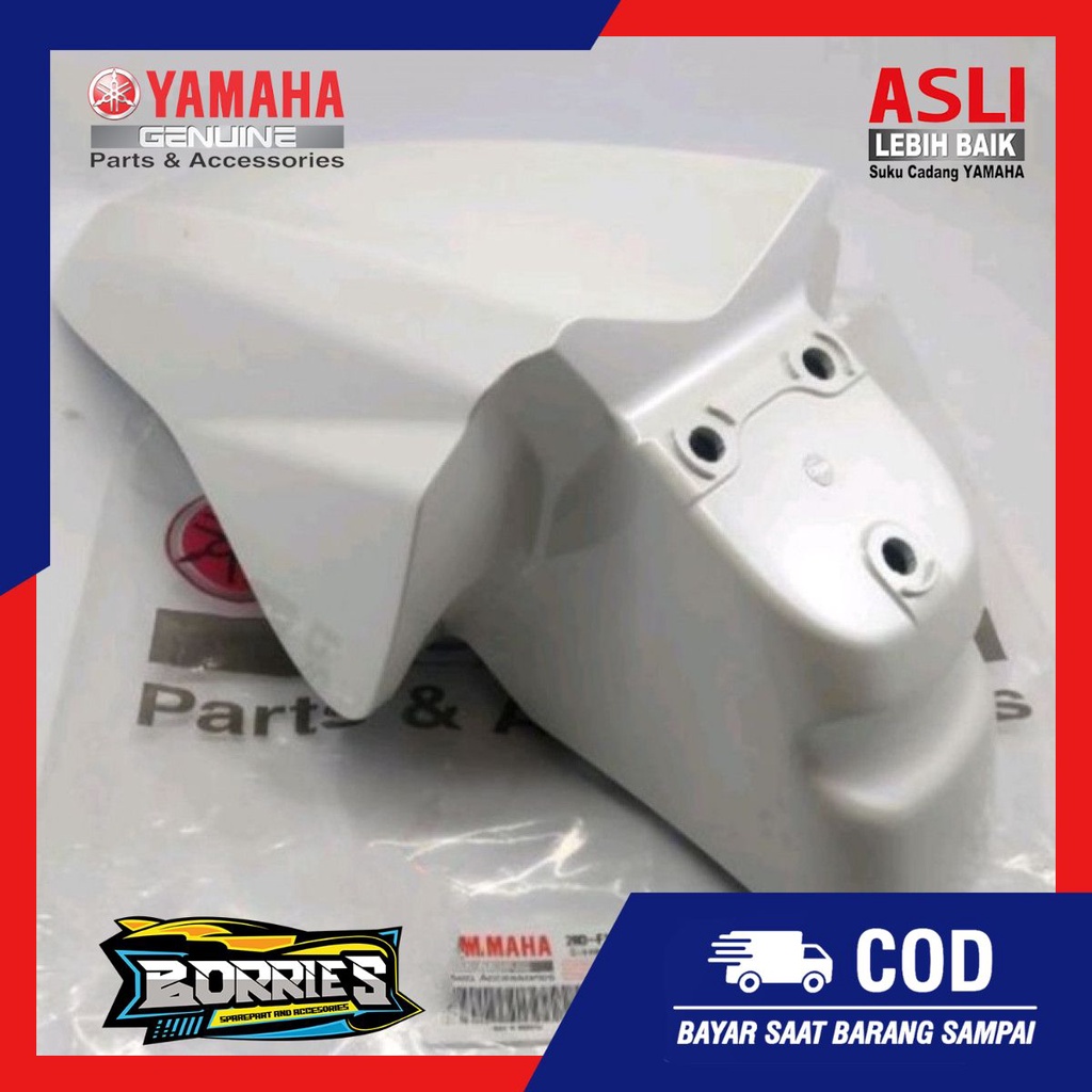 SPAKBOR DEPAN FENDER FRONT 28D-F1511-00-GE YAMAHA MIO SMILE PUTIH