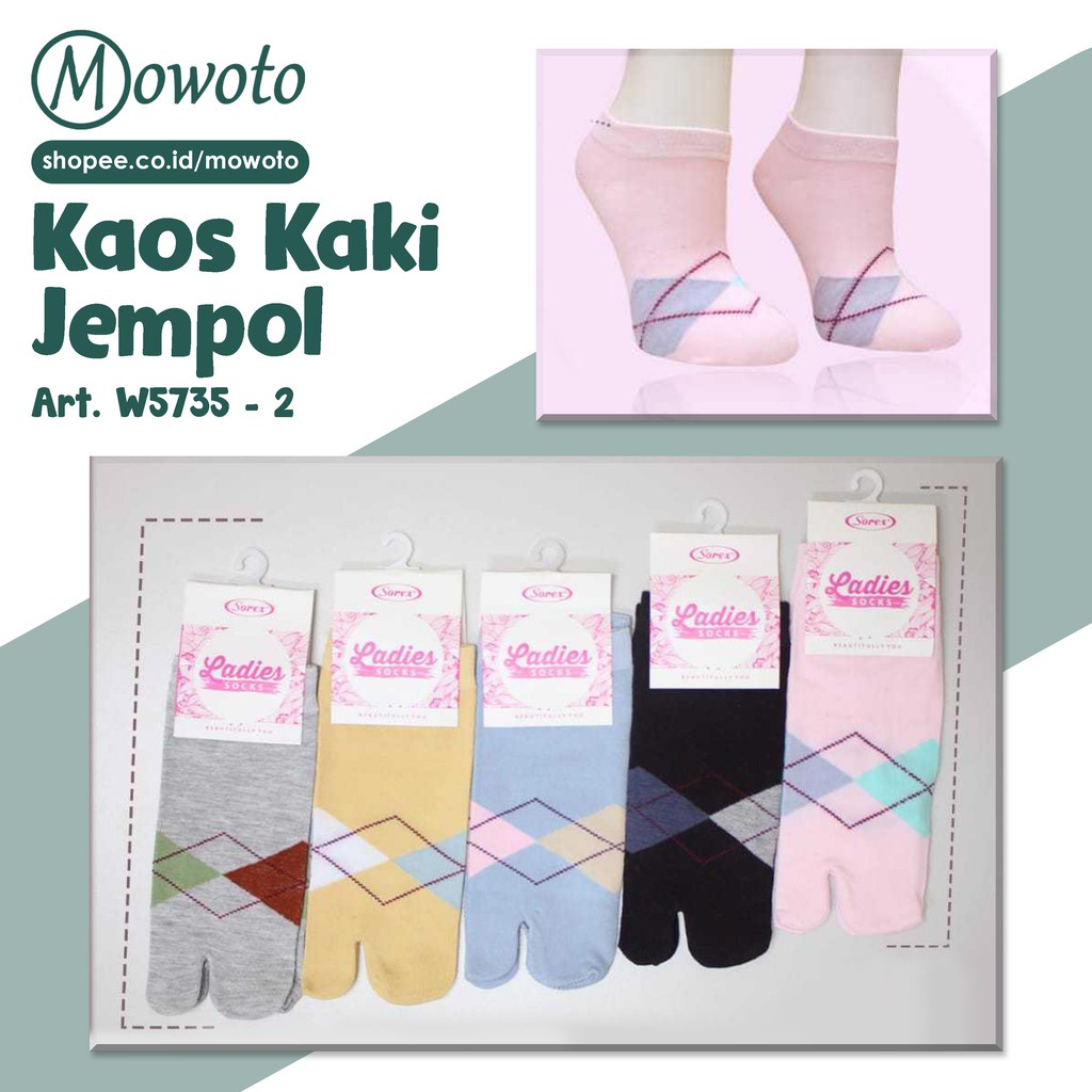 SOREX Kaos Kaki Wanita Perempuan W5735-1/ W5735-2/W5735-3/W5735-4