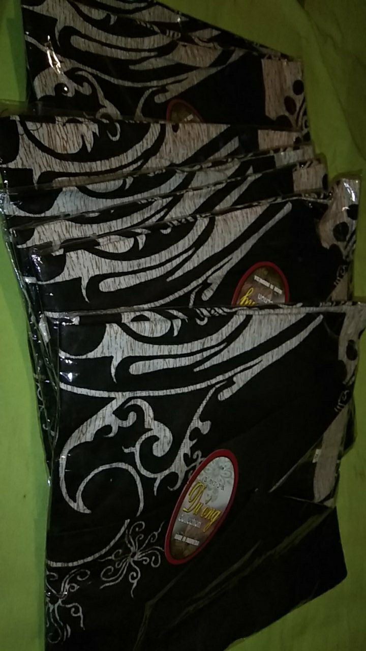 Hem Batik Dolby Dolbi Dobby Doby - Batik Sogan Solo - Batik Pria Warna Coklat - Distro Batik Hrb026