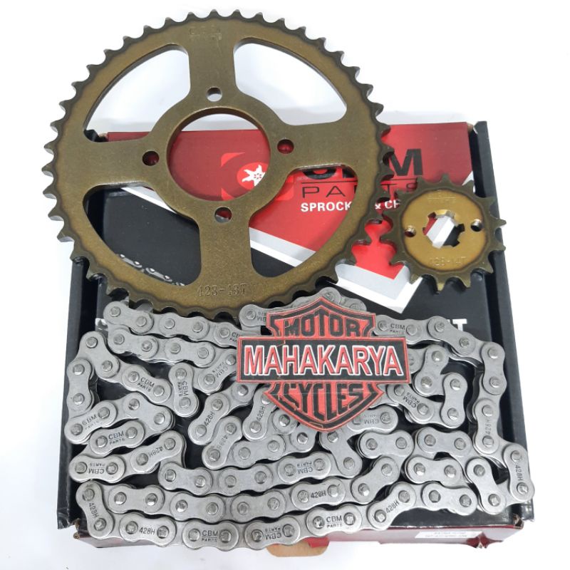 GEARSET GIRSET GIGI TARIK CHAINKIT SATRIA FU LAMA / SATRIA FU 2014 KEATAS