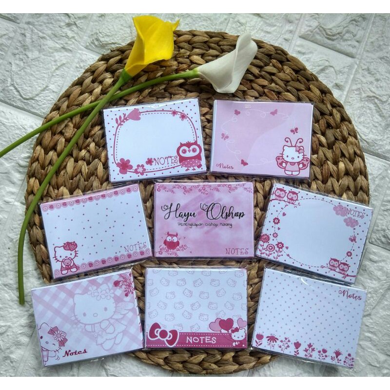 

Notes mini / non sticky (non perekat)