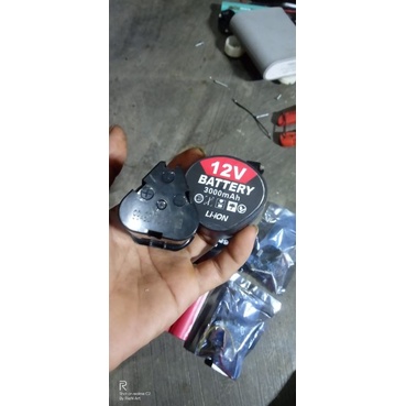 Batrai Bor 12V Bahan rakit 2,5Ah dn Riquesan