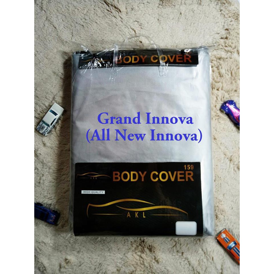 Grand Innova/All New Innova/Innova Reborn Silver Coating Body Cover Mobil/Sarung penutup mobil