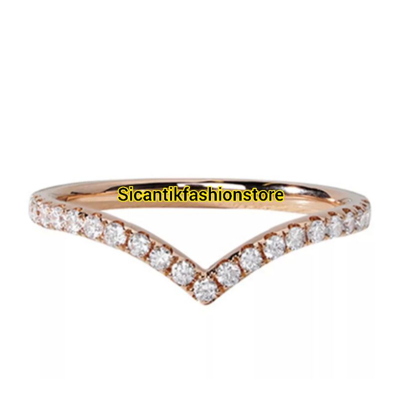 Cincin Titanium Fuji Viral Fashion Wanita Terbaru Terlaris Anti Karat Selamanya Cincin Perak Silver 925 Cincin K5 Gold Cincin Wanita Rose Gold Full Permata Cincin Wanita Permata Viral Cincin Fuji Permata Viral