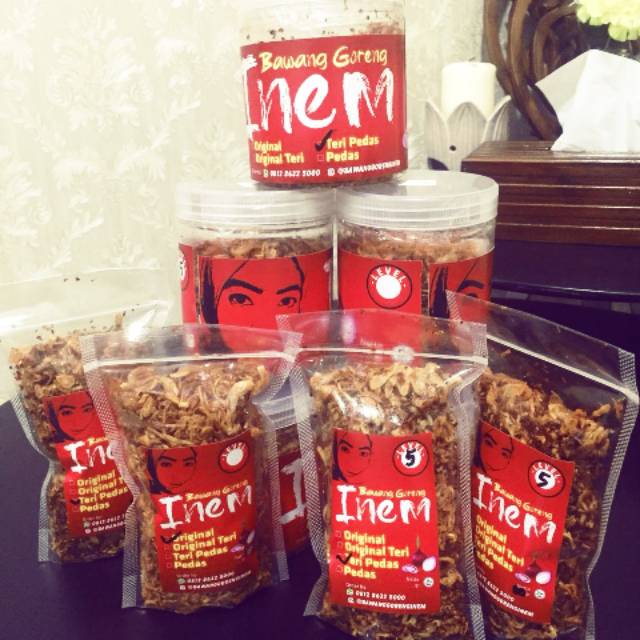 

Bawang goreng teri pedas