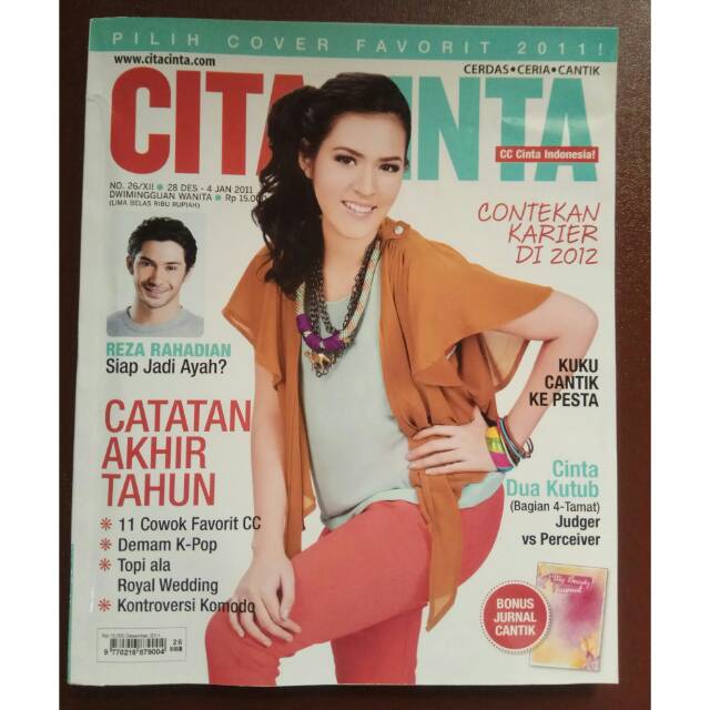 (PRELOVED) MAJALAH CITA CINTA COVER RAISA