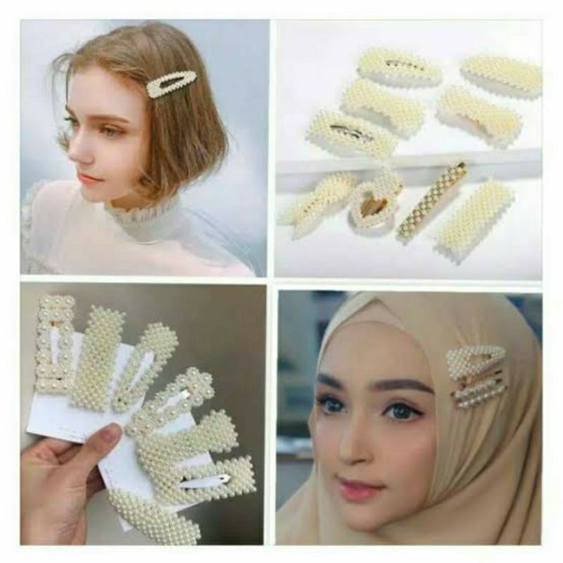 Jepit Rambut Mutiara Korea Jepit Wanita Hairclip fashion Penjepit rambut Hairpin