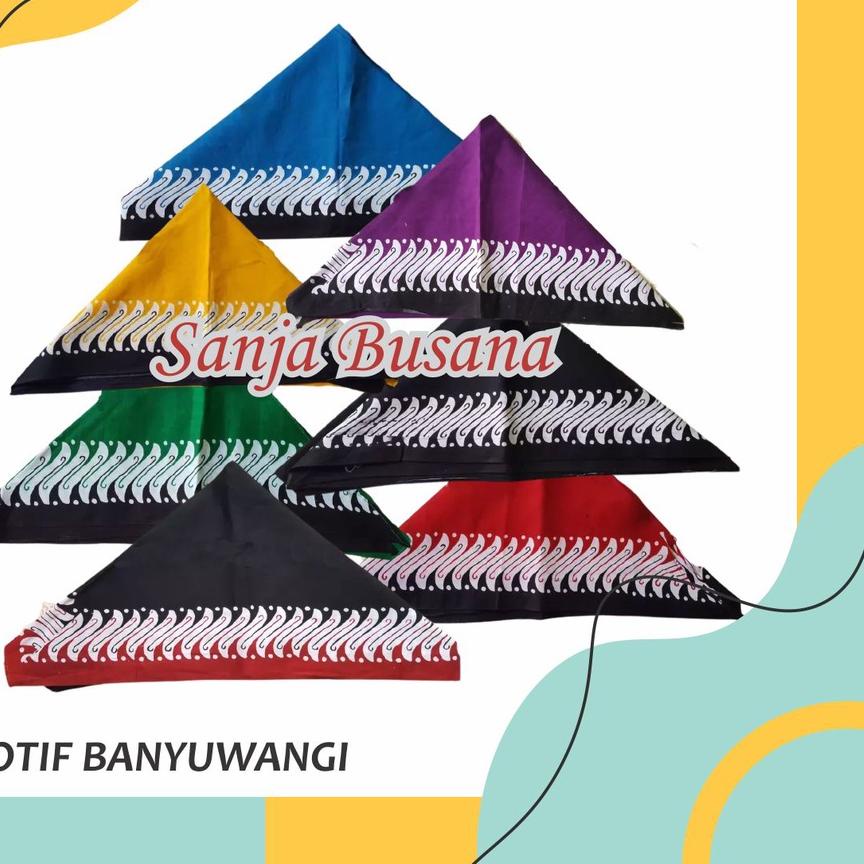 ❤[PROMO ⚡PECIAL]❤ Iket Kepala Batik Segitiga Udeng Kepala Batik Iket Kepala Jaranan Iket Kepala Jawa