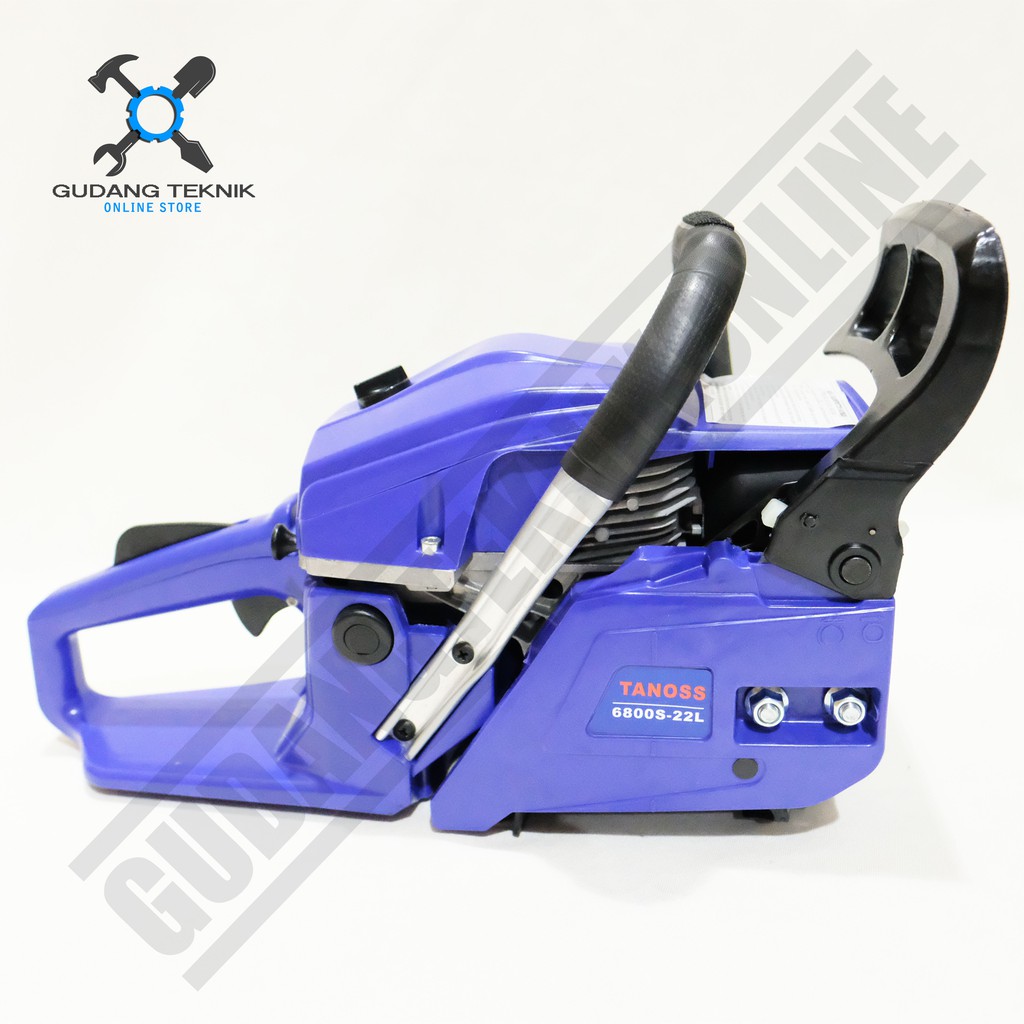 Chainsaw Tanoss 6800S-22L 22Inch / Mesin Gergaji Kayu Chainsaw Tanos Laser Tip 6800S 22&quot;