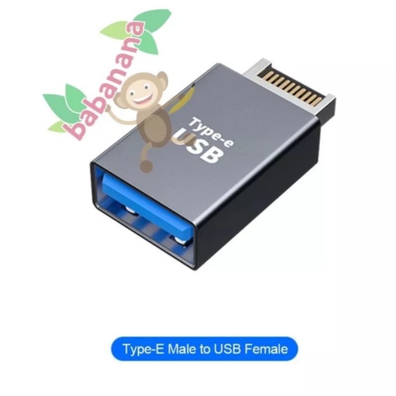 Usb type-e 3.1 to type A 3.0 motherboard pc converter adapter slot