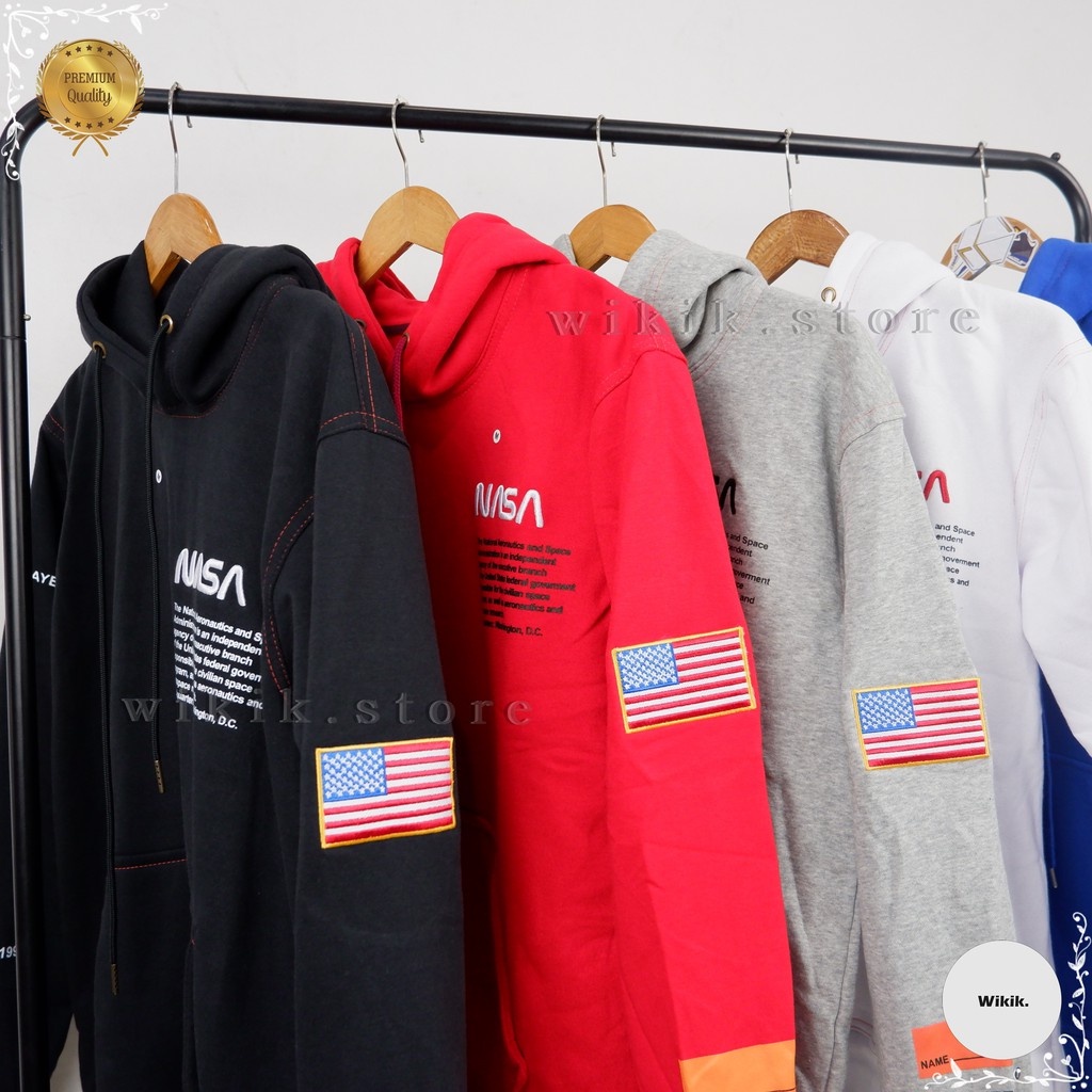 NASA X HERON PRESTON FW 1990 BEST VERSION HOODIE JAKET SWEATER PREMIUM IMPORT MIRROR ORIGINAL