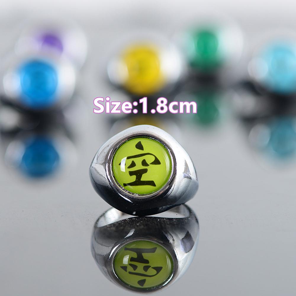 Nickolas1 Anime Cincin Wanita Fashion Anime Kipas Hadiah Akatsuki Zhu-Rings DIY Perhiasan