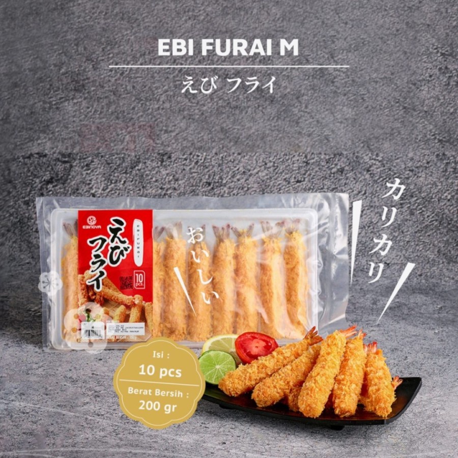 

Ebinoya Ebi Furai size M (200 gr) / udang goreng crispy