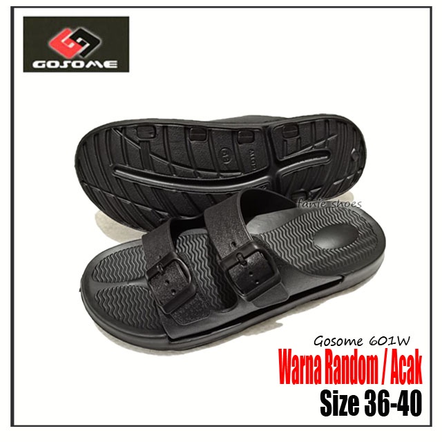 Gosome 601W Sandal Karet 36-40 Selop Wanita / Sandal Santai Wanita Waterproof