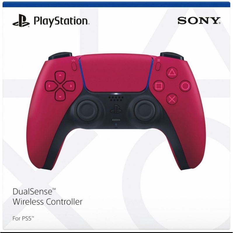 Stik Dual Sense PS5 Cosmic Red - Dualsense Wireless Controller PS 5 Merah Edition Playstation