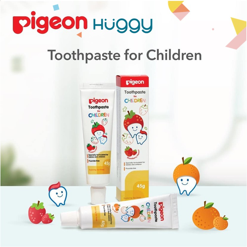 Pigeon Baby Toothpaste Pasta Gigi Anak 45gr