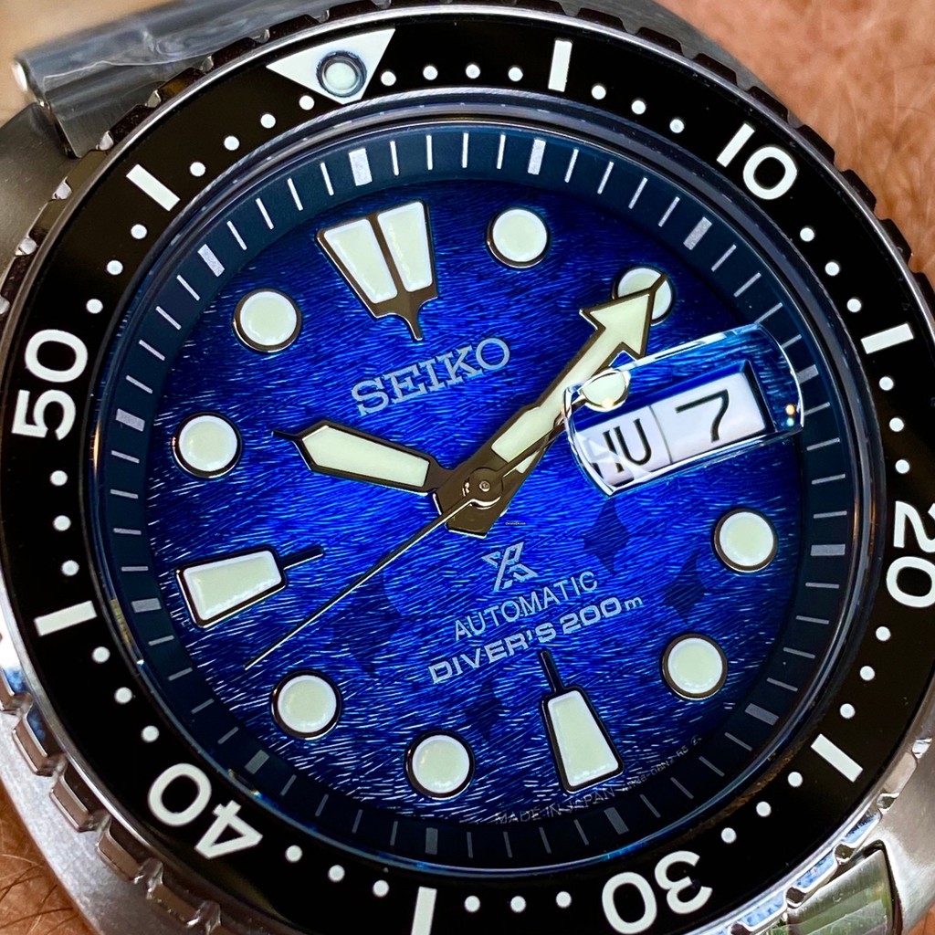 Seiko Prospex SRPE39K1 King Turtle Divers Manta Ray - Jam Tangan Pria SRPE39 Save the Ocean