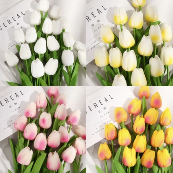 Bunga Tulip Buatan Bahan Kain untuk Hiasan Dekorasi Rumah / Pesta 1 Piece