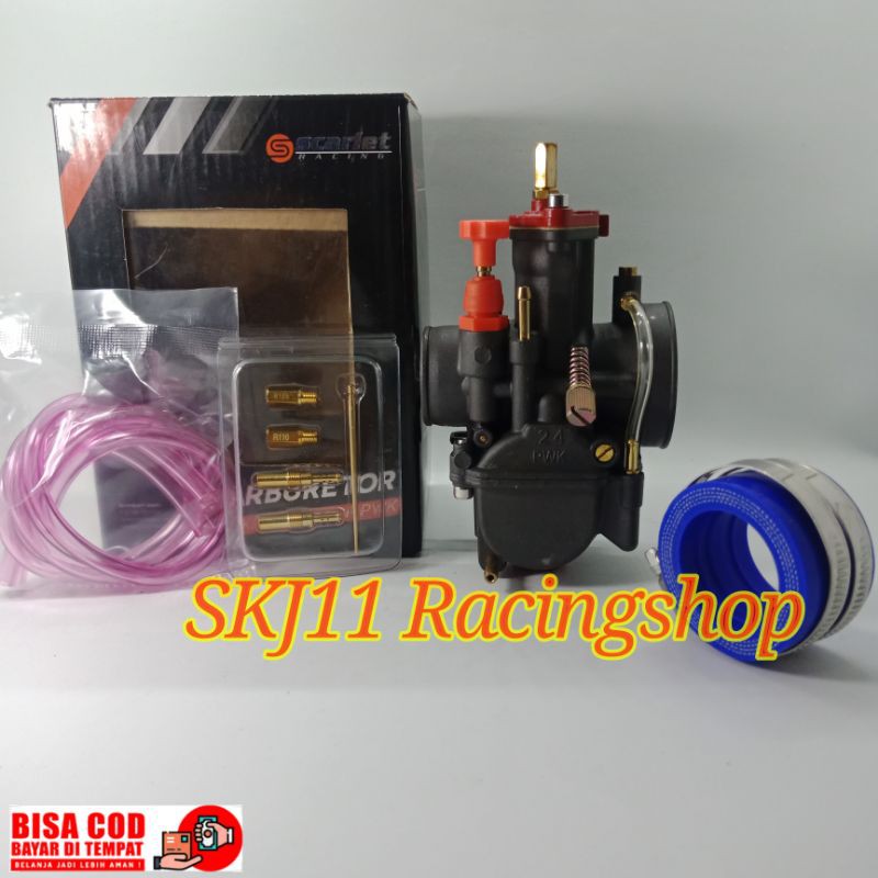 Karbu Karburator SCARLET RACING PWK 24 Not Keihin sudco PE