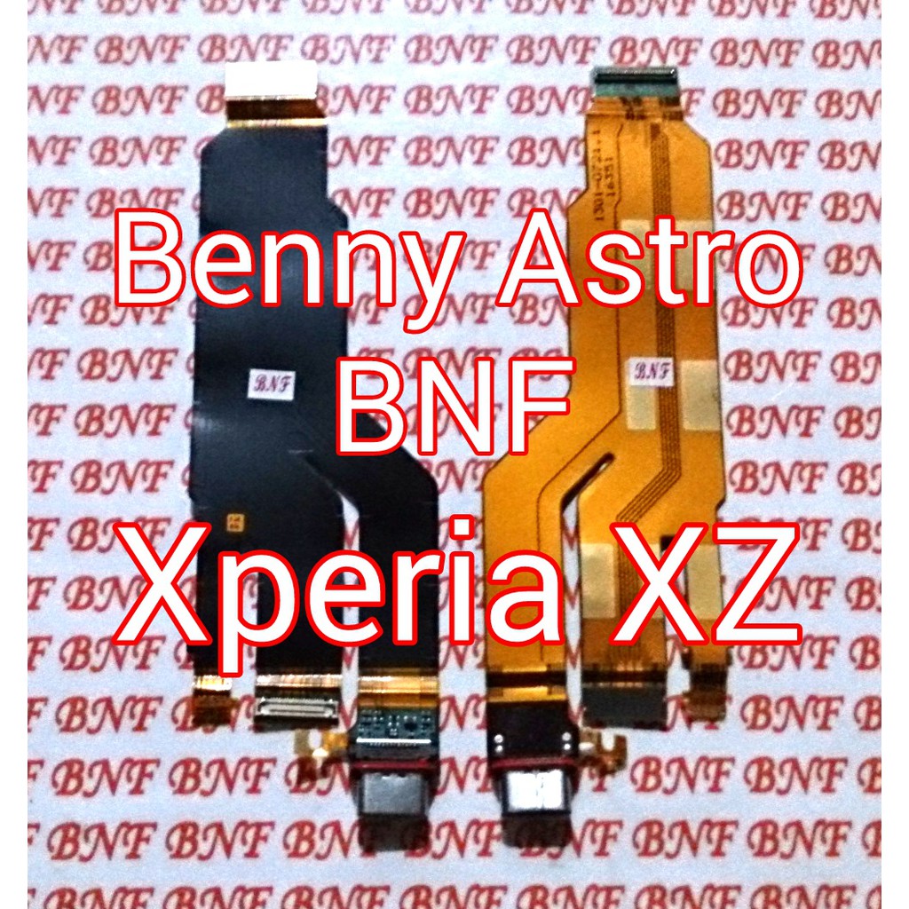 Original Flexibel Konektor Charger - Konektor LCD - Sony Xperia XZ - F8332 - F8331 - SO-01J - SOV34