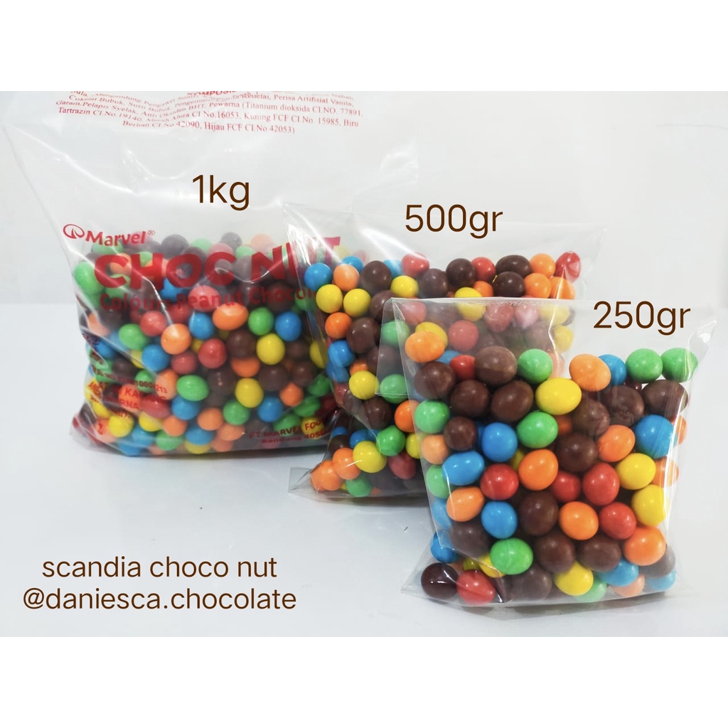 

.250gr coklat Scandia Choco Nut - spt chacha peanut ( ds bgr )