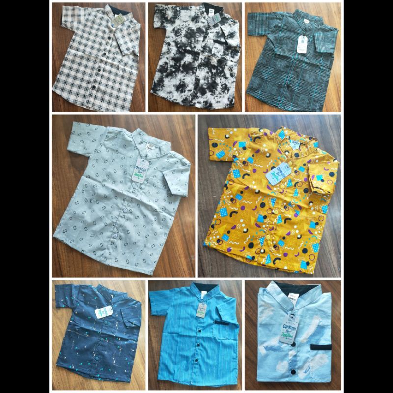Kemeja OshKosh Anak Laki-laki 2-5