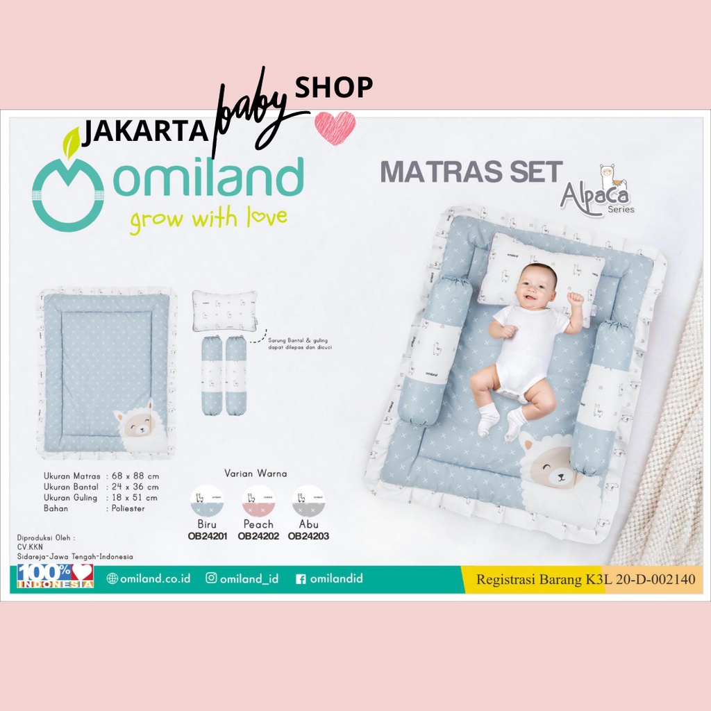 OMILAND BABY MATRAS PANDA SERIES / ALPACA SERIES / RAINBOW SERIES OMILAND