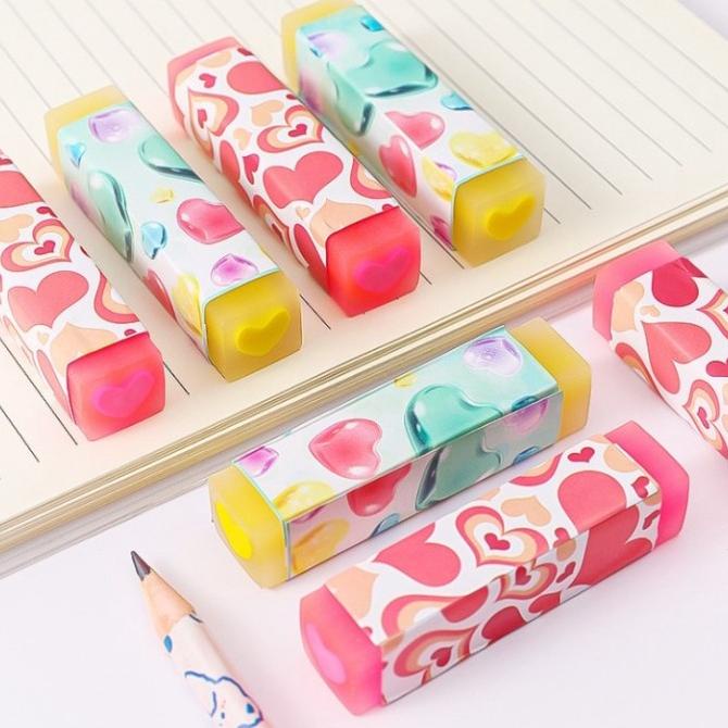 

PENGHAPUS LOVE ERASER COLOR ART PAINTING - ERASER LOVE