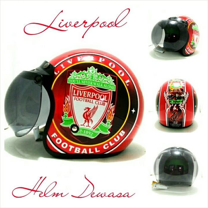 Helm Bogo Retro SNI JPN Football Club Liverpool