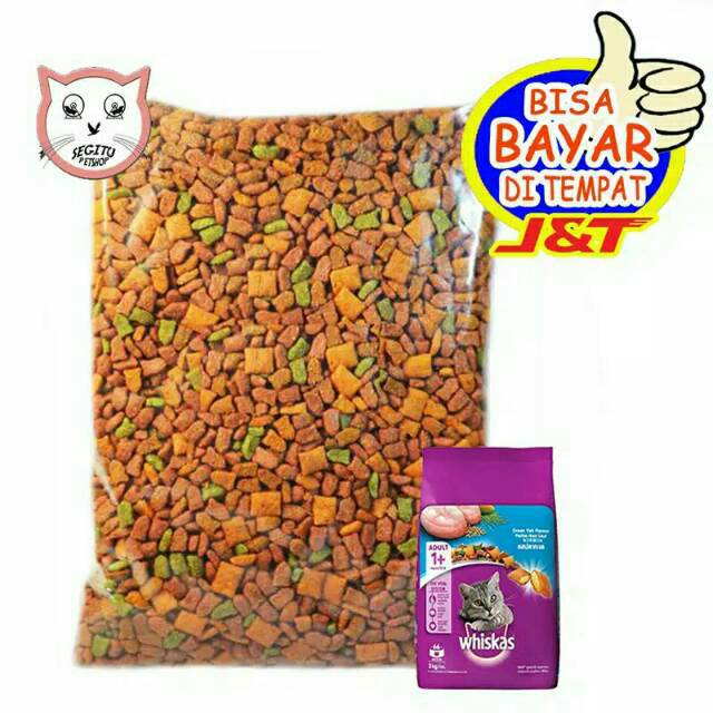 Makanan Kucing Whiskas Repack 1 Kg Shopee Indonesia