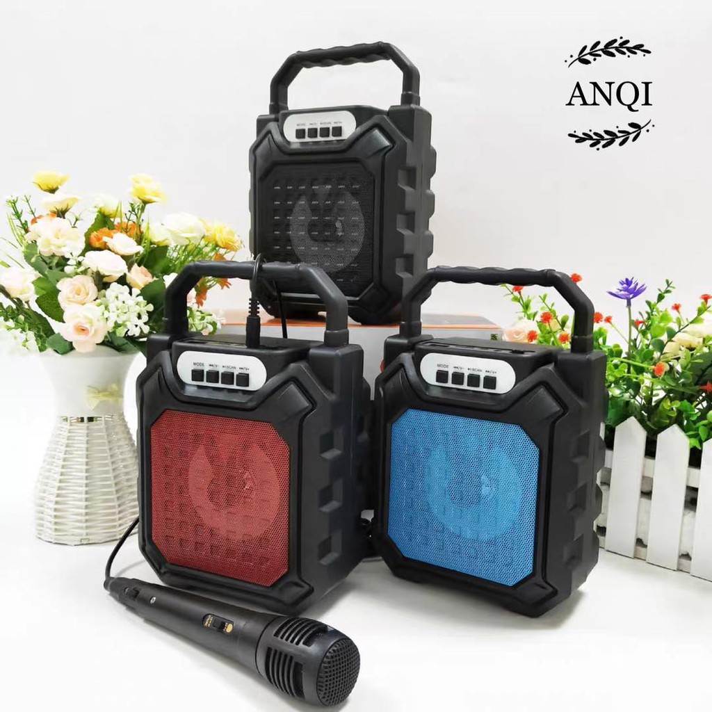 ANQI 1888 speaker bluetooth LED / Portable Bluetooth Speaker