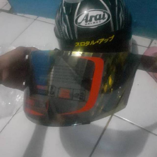 Visor custom untuk ala ala arai basic apa saja