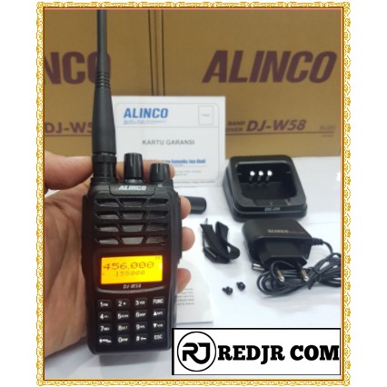 JUAL HT ALINCO W58 DUALBAND WATERPROOF ORIGINAL
