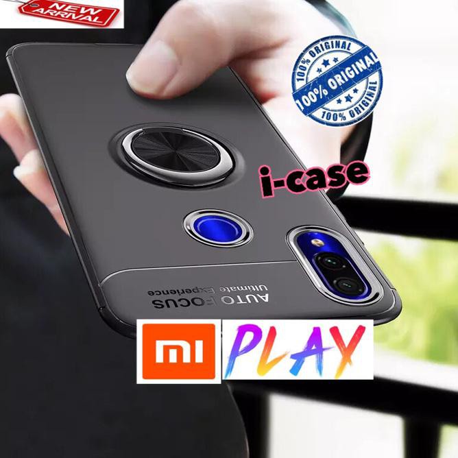 Soft Case Xiaomi Mi Play Autofocus With i-ring casing cover mi play