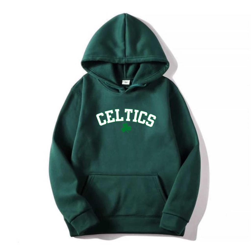 Celtics Jumper Hoodie II Celtics Sweater Hoodie II Sweter Oblong Topi Sz M - XL ( Pria &amp; Wanita / Anak &amp; Dewasa )