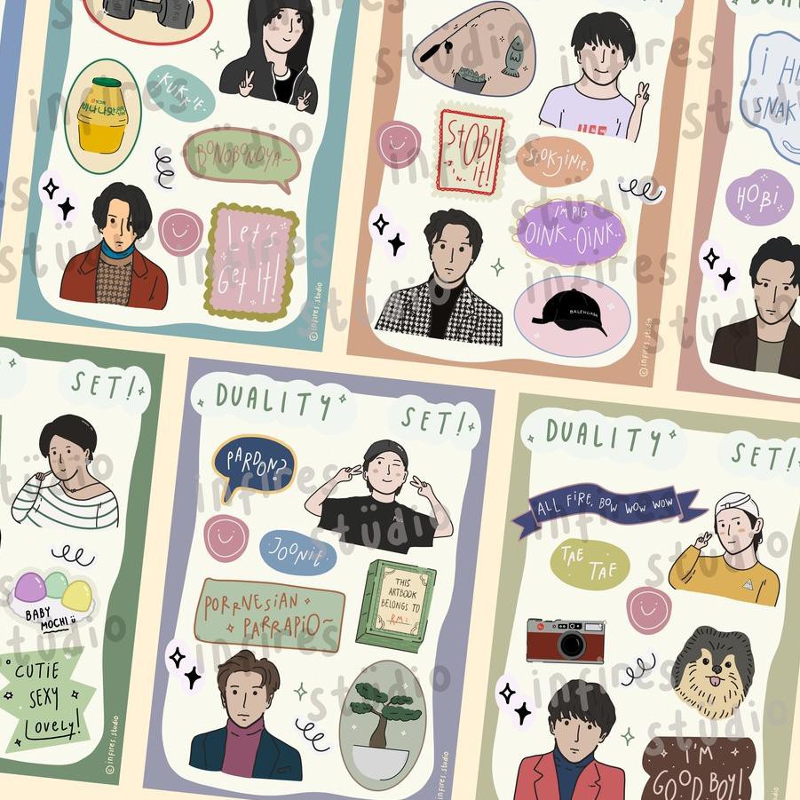 

zdw-315 BTS DUALITY STICKER SET ,,