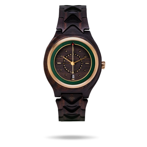  Matoa  Singo Jam  Tangan  Kayu  Pria Wanita  Unisex Ebony 