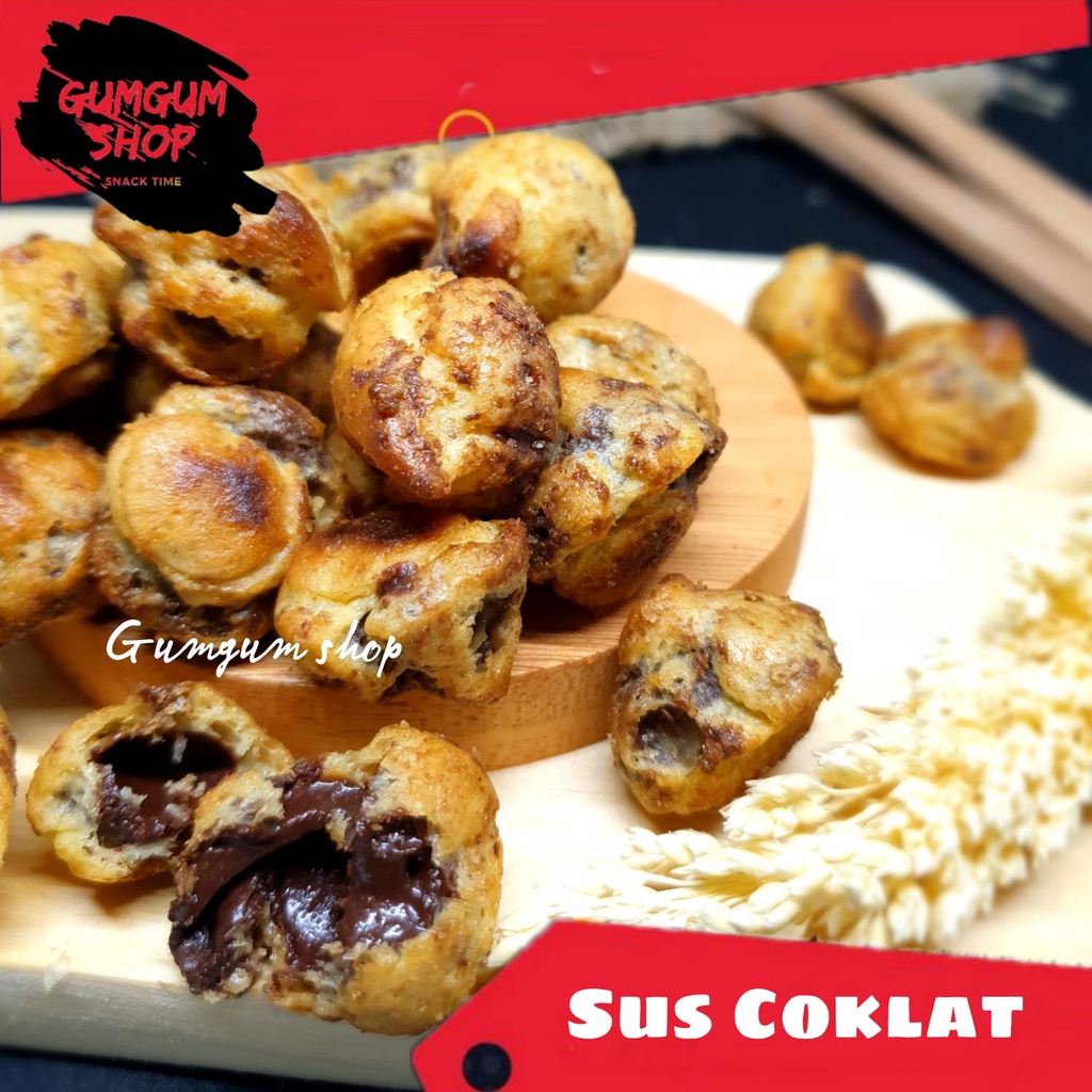 

Kue Sus Coklat 250 Gram Kue enak coklat Cemilan Camilan Jajanan kue kering Makanan Ringan